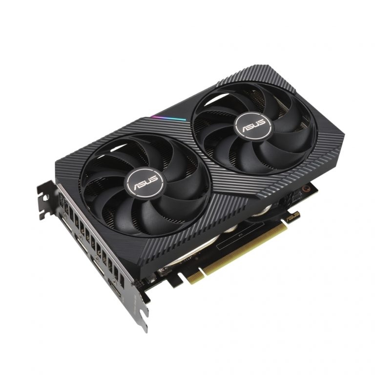 ASUS DUAL-RTX3060-O12G-V2 - OC Edition - tarjeta gráfica - GF RTX 3060 - 12 GB GDDR6 - PCIe 4.0 x16 - HDMI, 3 x DisplayPort