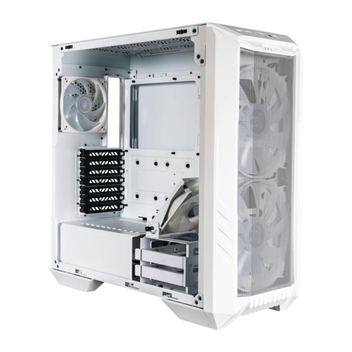 CASE GAMING RGB COOLER MASTER HAF 500 MID TOWER 2 VENTILADORES DE 200MM Y 2 DE 120MM CON VIDRIO LATERAL Y MALLA FRONTAL H500-WGNN-S00