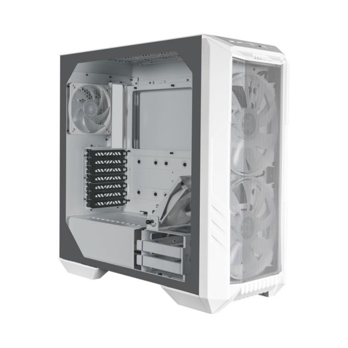 CASE GAMING RGB COOLER MASTER HAF 500 MID TOWER 2 VENTILADORES DE 200MM Y 2 DE 120MM CON VIDRIO LATERAL Y MALLA FRONTAL H500-WGNN-S00