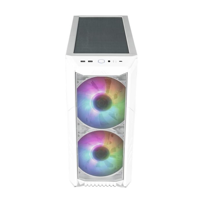 CASE GAMING RGB COOLER MASTER HAF 500 MID TOWER 2 VENTILADORES DE 200MM Y 2 DE 120MM CON VIDRIO LATERAL Y MALLA FRONTAL H500-WGNN-S00