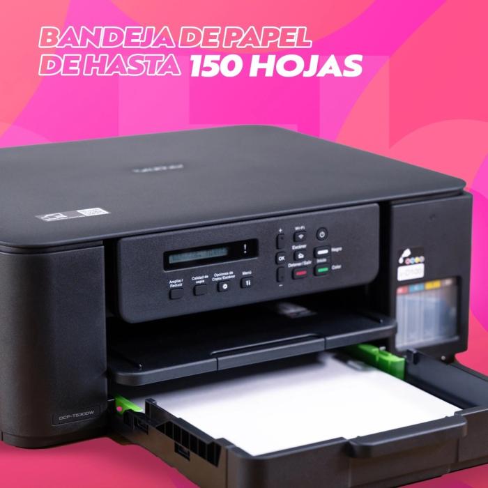 IMPRESORA BROTHER DCPT530DW TANQUE DE TINTA 3 EN 1 WI-FI / AIRPRINT / MOPRIA / WIRELESS DIRECT / USB 2.0-DUPLEX AUTOMÁTICO