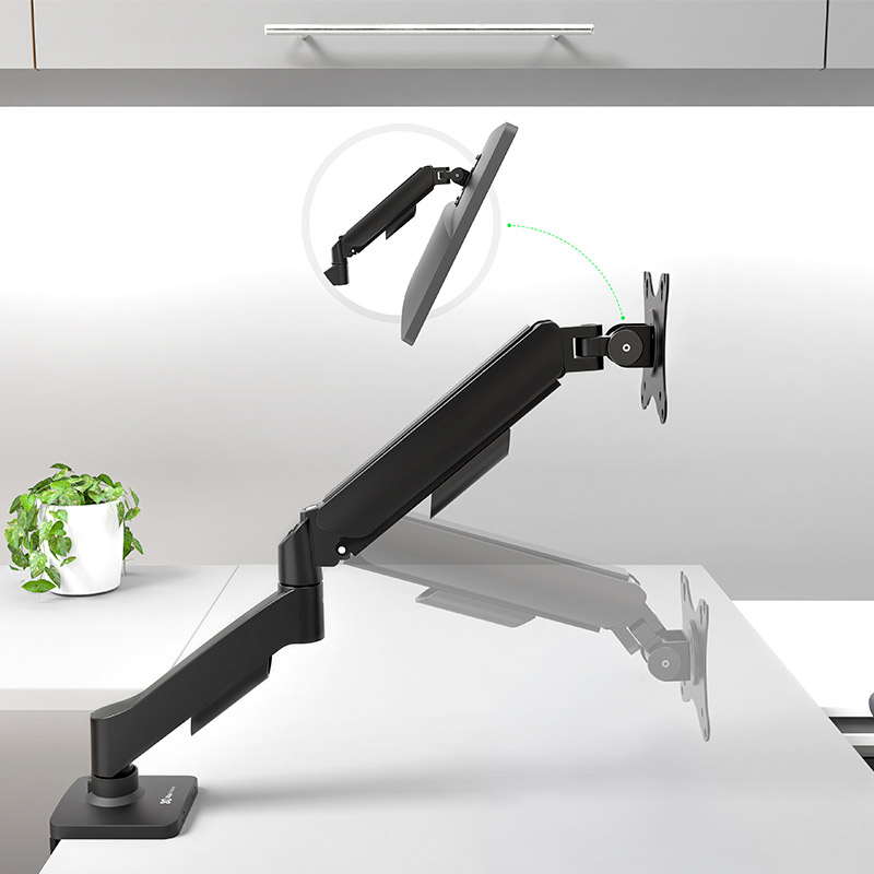 Klip Xtreme - desktop to mobile mounting kit - up to 32" gas spring