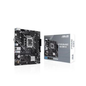ASUS - PRIME H610M-K - Motherboard - Micro ATX - LGA1700 Socket - Intel H610 - para Core i7 / para Core i5 / para Core i3 / para Celeron / para Pentium - Intel HD Graphics - DDR5