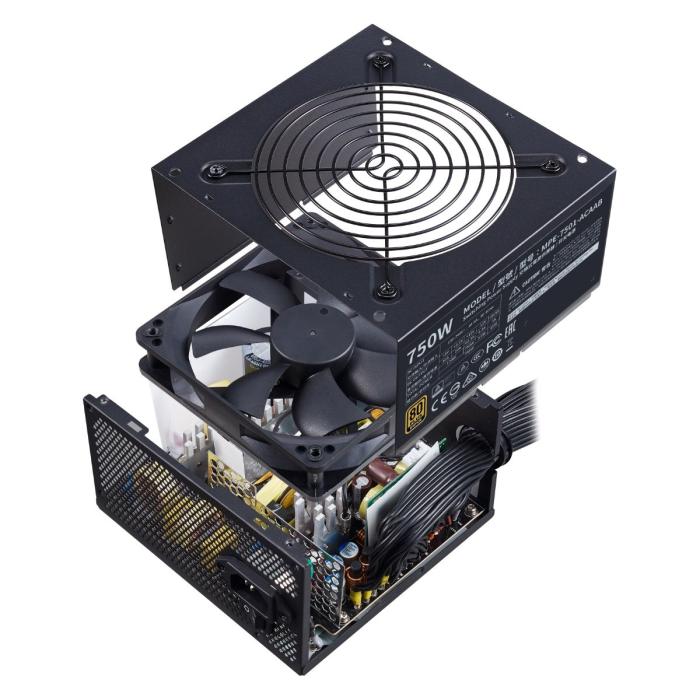 FUENTE DE PODER COOLER MASTER MWE 750 BRONZE V2 80 750W PLUS NO MODULAR ATX MPE-7501-ACAAB-US