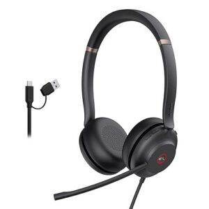 HEADSET YL DUAL TEAMS USB A/C HD AI
