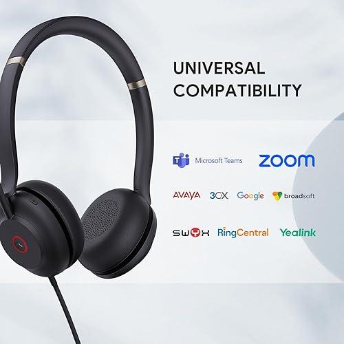 HEADSET YL DUAL TEAMS USB A/C HD AI