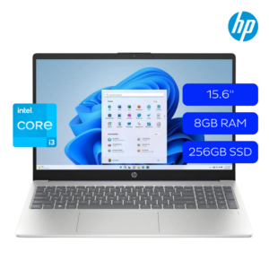 LAPTOP HP 15-FD0133WM 15.6Plg I3-N305 8GB 256GB INGLÉS WIN 11 B4KT4UA#ABA GRIS