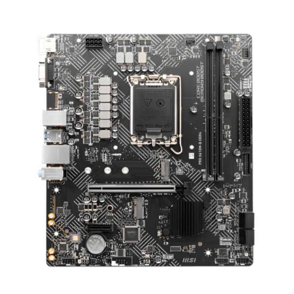 TARJETA MADRE MSI PRO H610M-B DDR5 LGA 1700 MICRO ATX 911-7E31-005 NEGRO