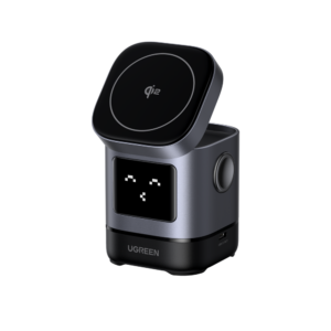 CARGADOR INALAMBRICO 2 EN 1 UGREEN W709 15W MAGNETICO CARGA RAPIDA PARA APPLE 45775
