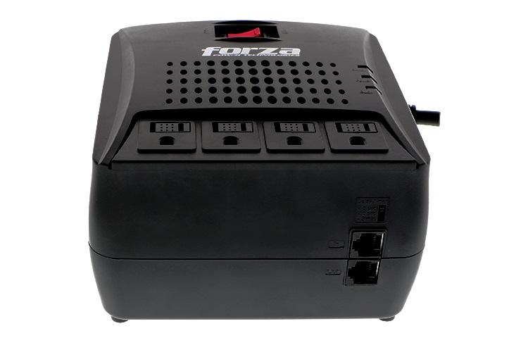 Forza FVR Series FVR-3001M - Regulador automático de voltaje - CA 110/120 V - 1500 vatios - 3000 VA - conectores de salida: 4