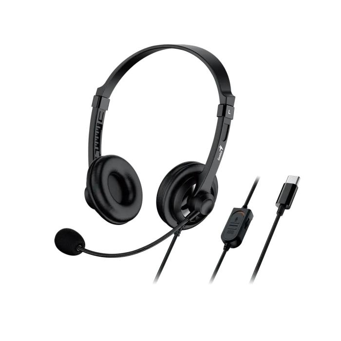 HEADSET GENIUS HS-230U ALÁMBRICO USB-C 2.4M 31710021405