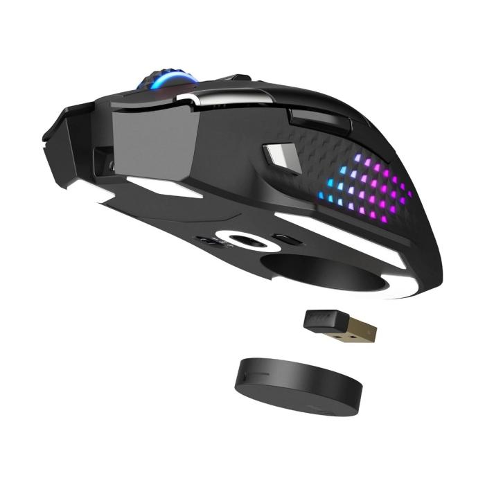 MOUSE GAMING RGB MSI VERSA PRO INALÁMBRICO 2.4 GHZ / BLUETOOTH ALÁMBRICO USB 26000 DPI S12-4301360-CLA
