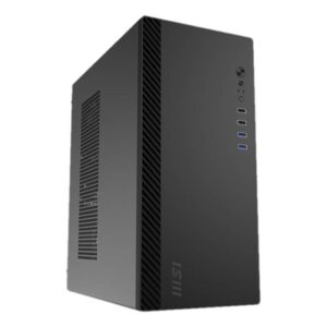 CASE MSI PRO SHIELD M100P MID TOWER VENTILADOR 1 DE 80MM CON REJILLA FRONTAL 306-7G31M21-HH9