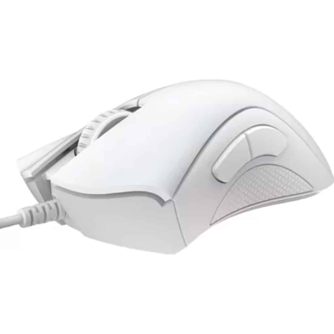 Razer DeathAdder Essential - White Edition - ratón - ergonómico - diestro - óptico - 5 botones - cableado - USB - blanco
