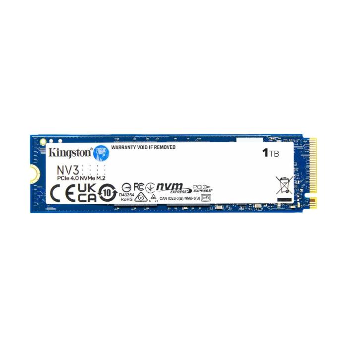 HD INTERNO SOLIDO 1TB PCIe 4.0 NVMe KINGSTON NV3 SNV3S/1000G