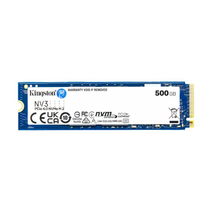 HD INTERNO SOLIDO 500GB M.2 PCIe 4.0 NVMe KINGSTON NV3 SNV3S/500G