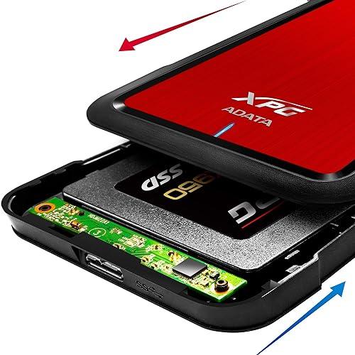 ENCAPSULADOR USB 3.1 ADATA EX500 2.5"-5V AEX500U3-CRD