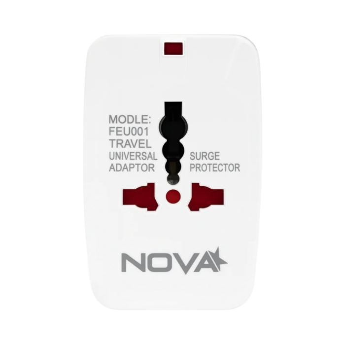 ADAPTADOR  UNIVERSAL  NOVA FEU001001C  PARA VIAJES