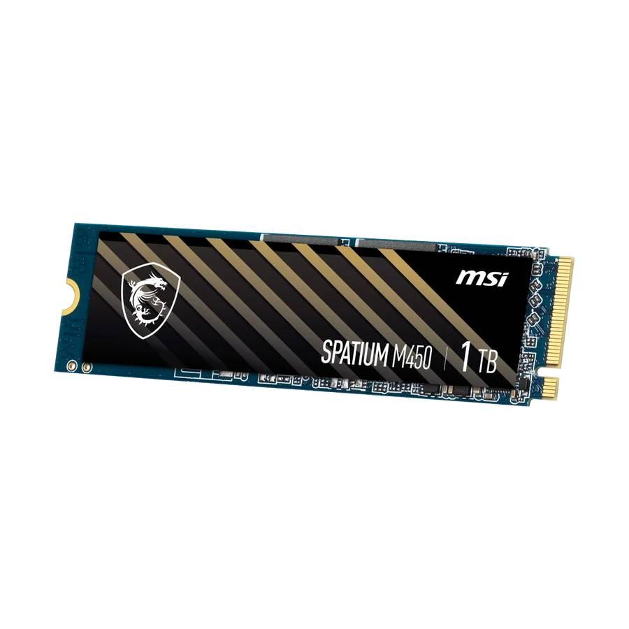 HD INTERNO SOLIDO 1TB MSI SPATIUM M450 M.2 2280 PCIE 4.0 NVME 3600MB/S / 3000MB/S S78-440L0M0-P83 NE