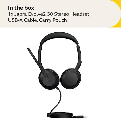 HEADSET JABRA EVOLVE2 50 USB C/A STEREO