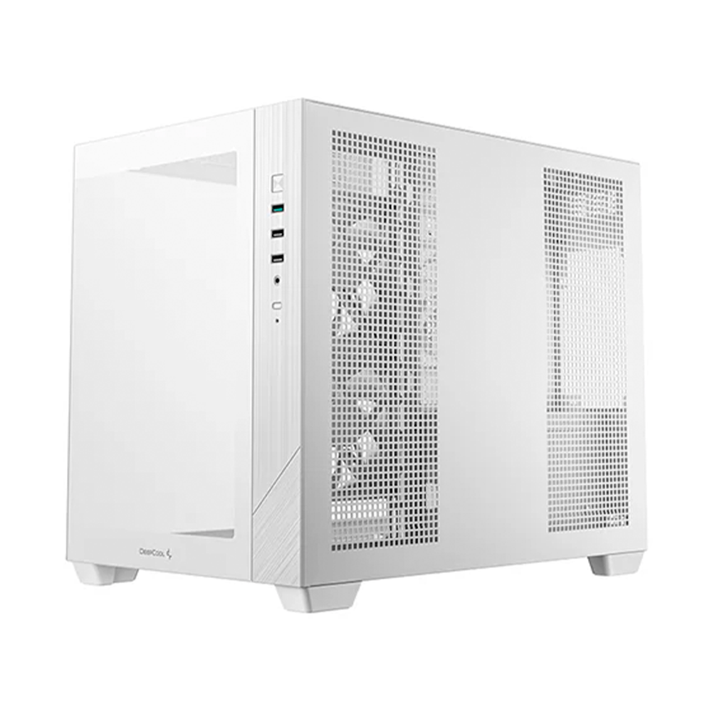 CASE DEEPCOOL CG330 3F WH MID TOWER VENTILADORES 3 DE 120MM R-CG330-WHNGM3-G