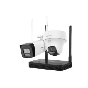 Hikvision - Network surveillance camera - 4MP H.265 One bullet + One tur