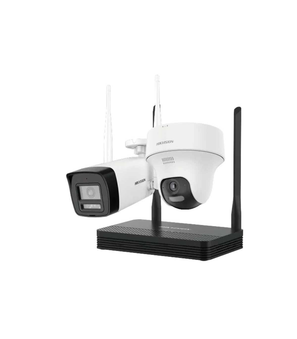 Hikvision - Network surveillance camera - 4MP H.265 One bullet + One tur