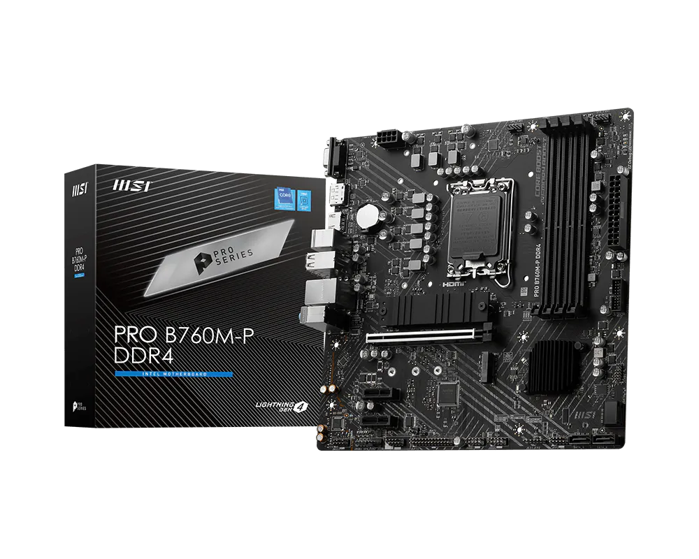 MSI - PRO B760M-P DDR4 - Motherboard