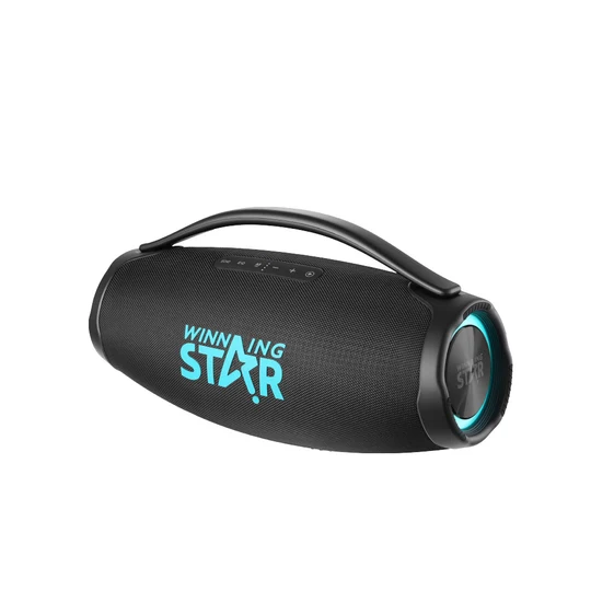 PARLANTE RGB WINNING STAR ST-8102 80 W BLUETOOTH RESISTENTE AL AGUA YX-6686-WST-18515 NEGRO