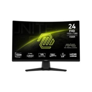 MONITOR GAMING MSI MAG 242C 23.6" CURVO 1920 X 1080 180 HZ ANTI-GLARE HDMI Y DP 9S6-3BC31T-004