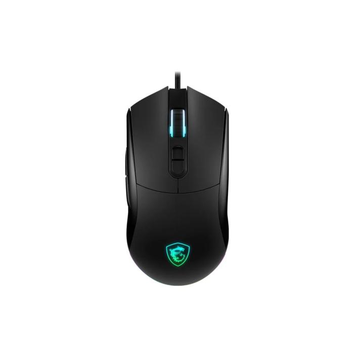MOUSE GAMING RGB MSI FORGE GM320 ALÁMBRICO USB 2.0 12800 DPI S12-0402540-HH9
