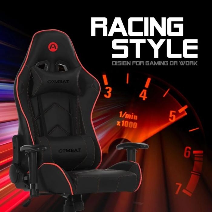 GAMING CHAIR COMBAT ERGO FX1 ARGOM BLACK
