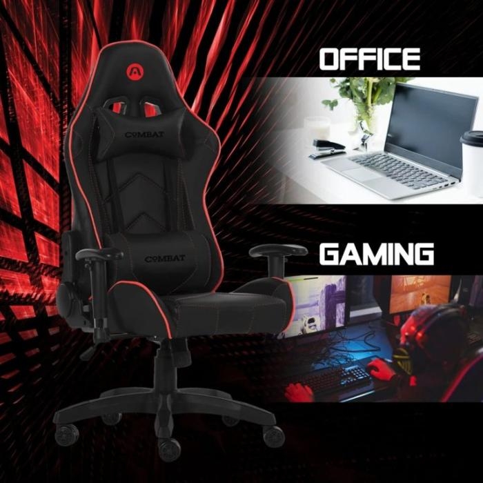 GAMING CHAIR COMBAT ERGO FX1 ARGOM BLACK