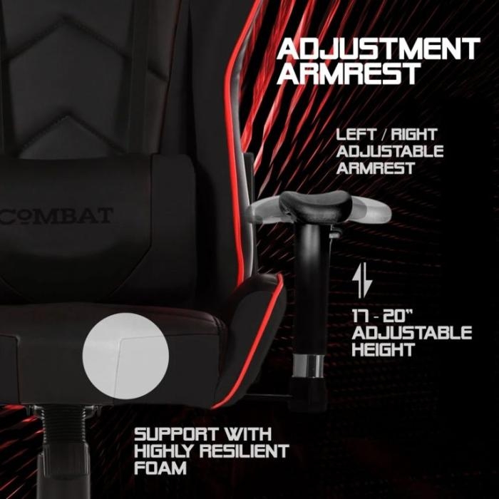 GAMING CHAIR COMBAT ERGO FX1 ARGOM BLACK
