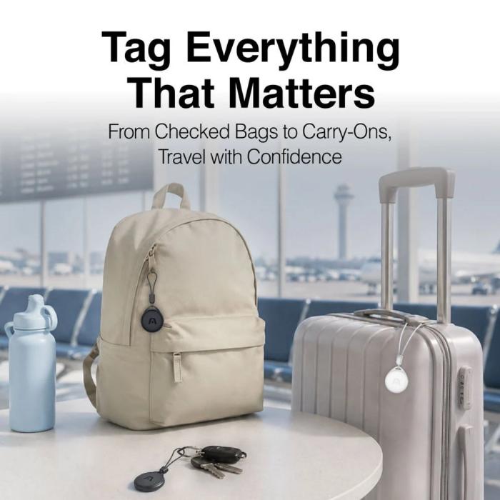 ARGOM GEOTRACK 3PACK - SMART TAG, IOS & ANDROID, IPX5