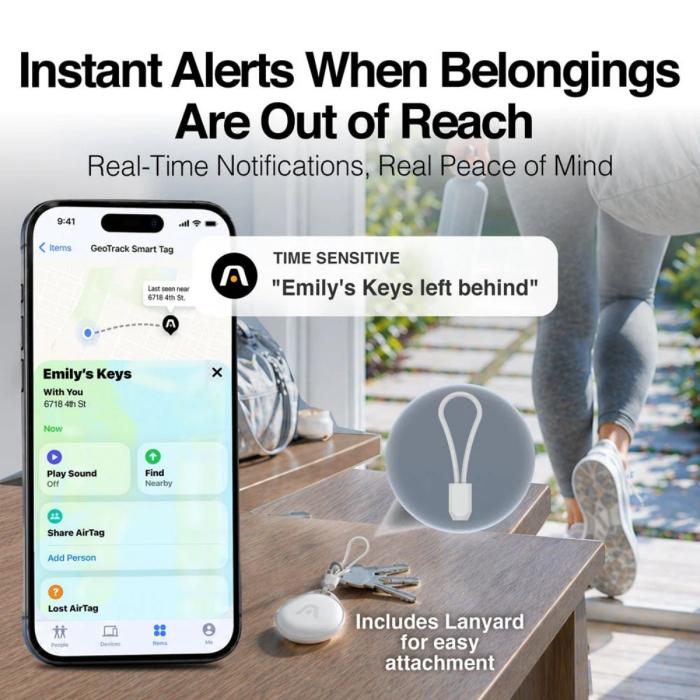 ARGOM GEOTRACK 3PACK - SMART TAG, IOS & ANDROID, IPX5
