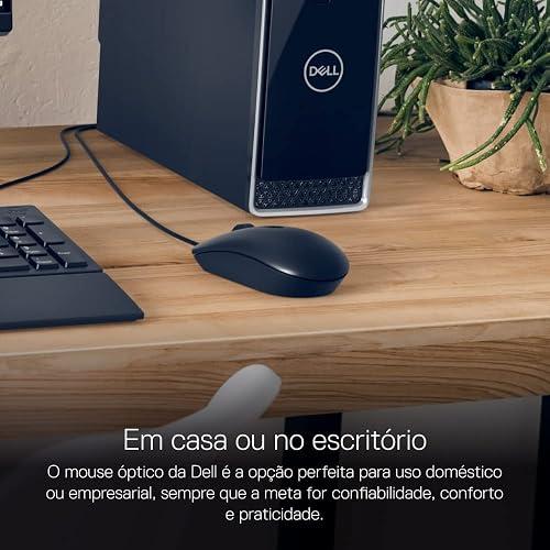 Mouse Dell MS116 Optical Wired - USB Black