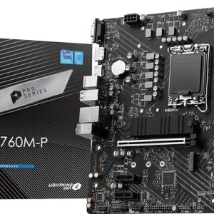 TARJETA MADRE MSI PRO B760M-P DDR4 LGA 1700 M-ATX 911-7E02-016