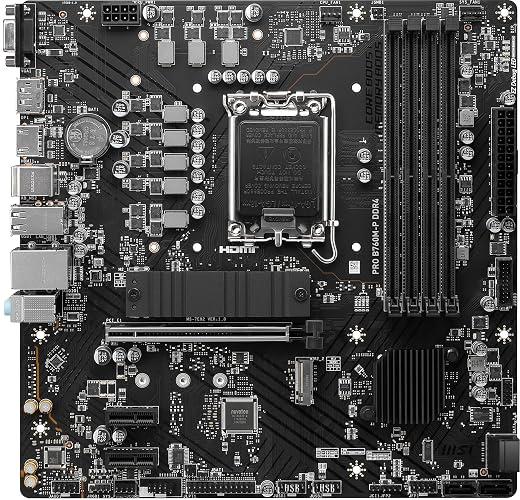 TARJETA MADRE MSI PRO B760M-P DDR4 LGA 1700 M-ATX 911-7E02-016