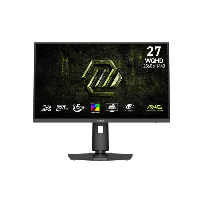 MONITOR GAMING MSI MAG 274QPF X32 27 PULG PLANA 2560 X 1440 320HZ 9S6-3CE49H-076 NEGRO