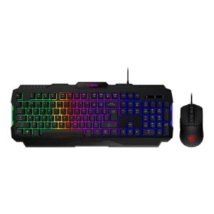 TECLADO Y MOUSE GAMING RGB MSI FORGE GK100 US USB INGLÉS S11-04US20L-HH9