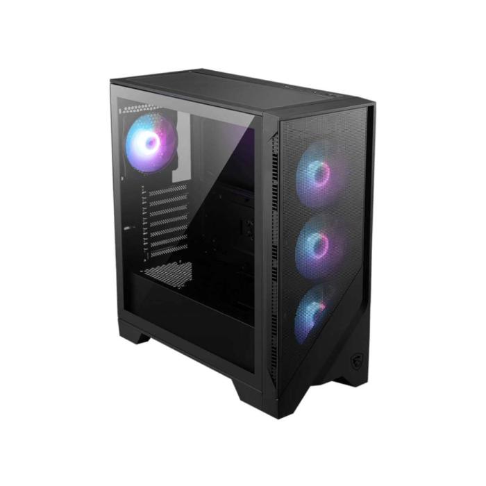 CASE GAMING RGB MSI MAG FORGE 321R AIRFLOW MID TOWER VENTILADORES 4 DE 120MM CON VIDRIO LATERAL 306-7G23R15-HH9