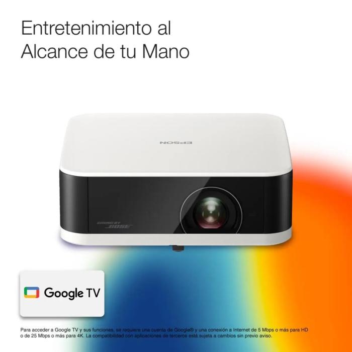 Proyector Smart Portátil Lifestudio Pop EF-61 - Beige Rosado - Full HD 150"