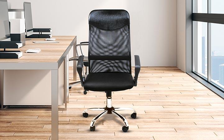 Manager Chair w/Arm Rest (Torin) - Black