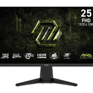 MONITOR GAMING MSI 25 PULG MAG 255F X24 PLANA 1920X1080 FULL HD 240 HZ RAPID IPS AMD