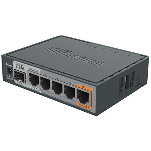 MikroTik RouterBOARD hEX S - Router conmutador de 4 puertos - 1GbE - Puertos WAN: 2