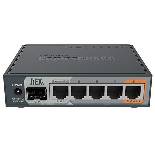 MikroTik RouterBOARD hEX S - Router conmutador de 4 puertos - 1GbE - Puertos WAN: 2