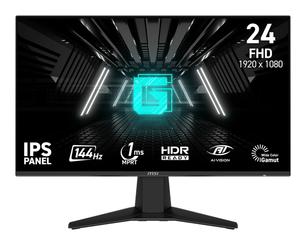 MONITOR MSI G242L E14 23.8" PLANO 144HZ 1920 x 1080 HDMI Y DP 9S6-3BC61T-002