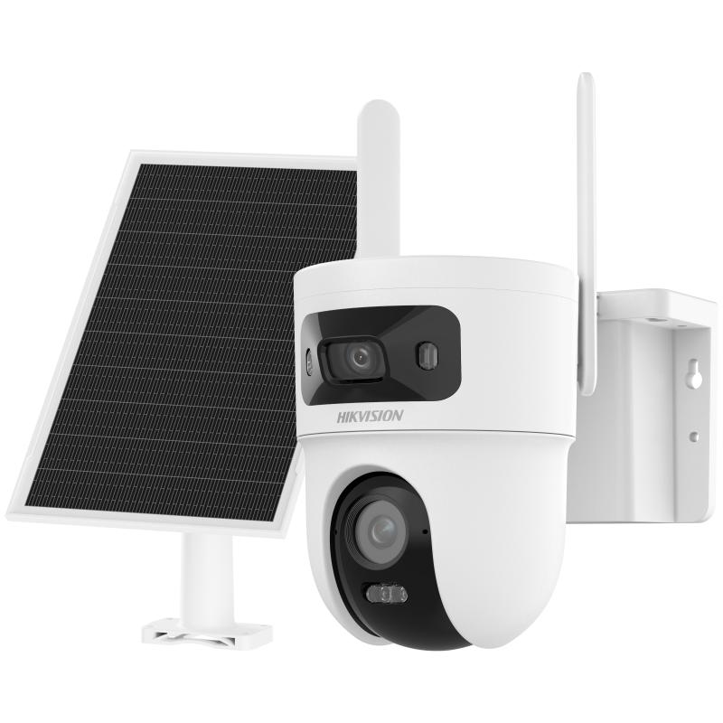 CÁMARA PT DUAL 4G SOLAR HIKVISION DS-2CFSP8-D/4G(2.8+4MM)(O-STD)/LA 4MP H.265/4G 2.8MM/4MM 30M IR/LU