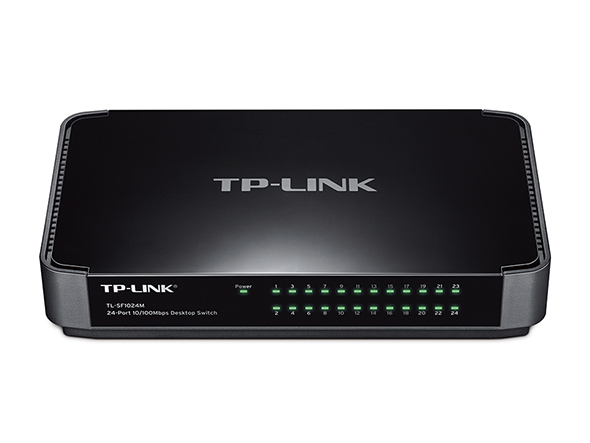 SWITCH TP LINK TL-SF1024M(UN) 24 PUERTOS RJ45 10/100 MBPS NO ADMINISTRABLE